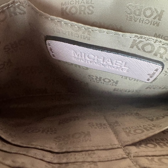Michael Kors Sandrine Studded Large Zip Clutch.